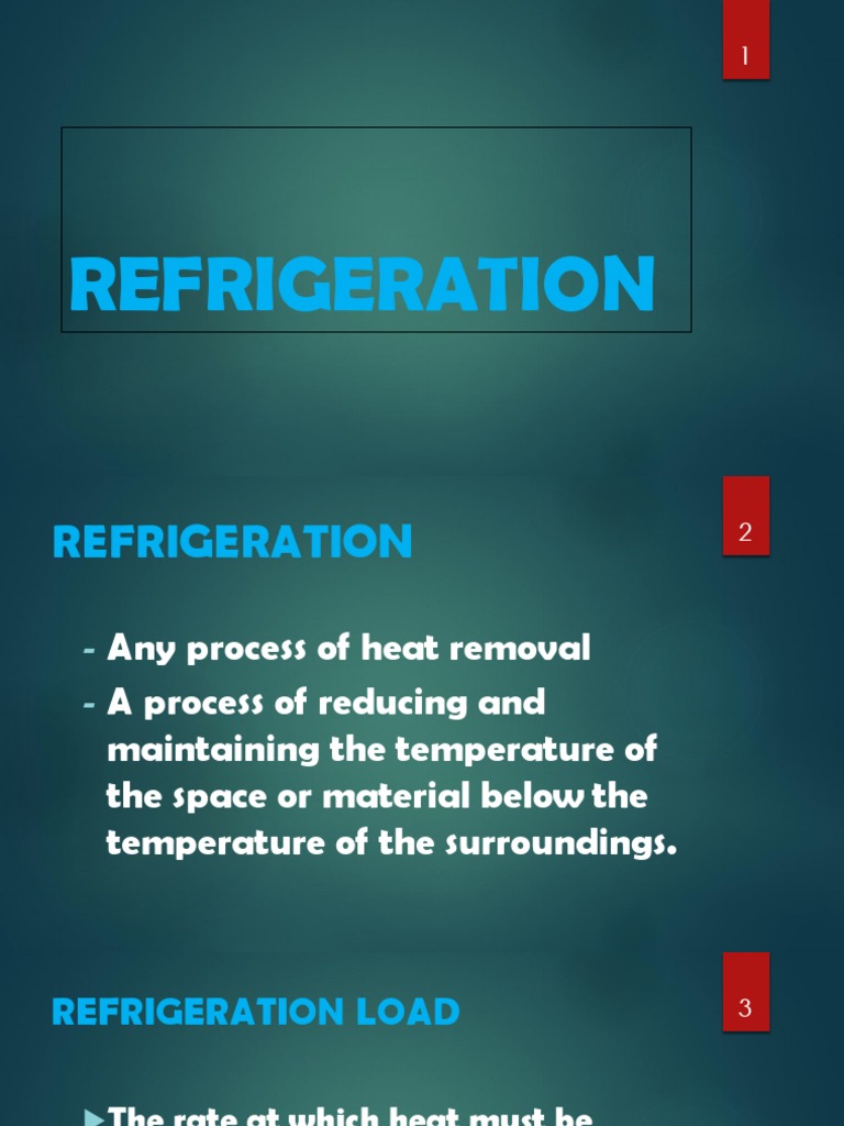 REFRIGERATION PDF