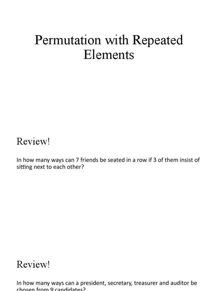 Lesson 3 permutation with repeated elements pdf