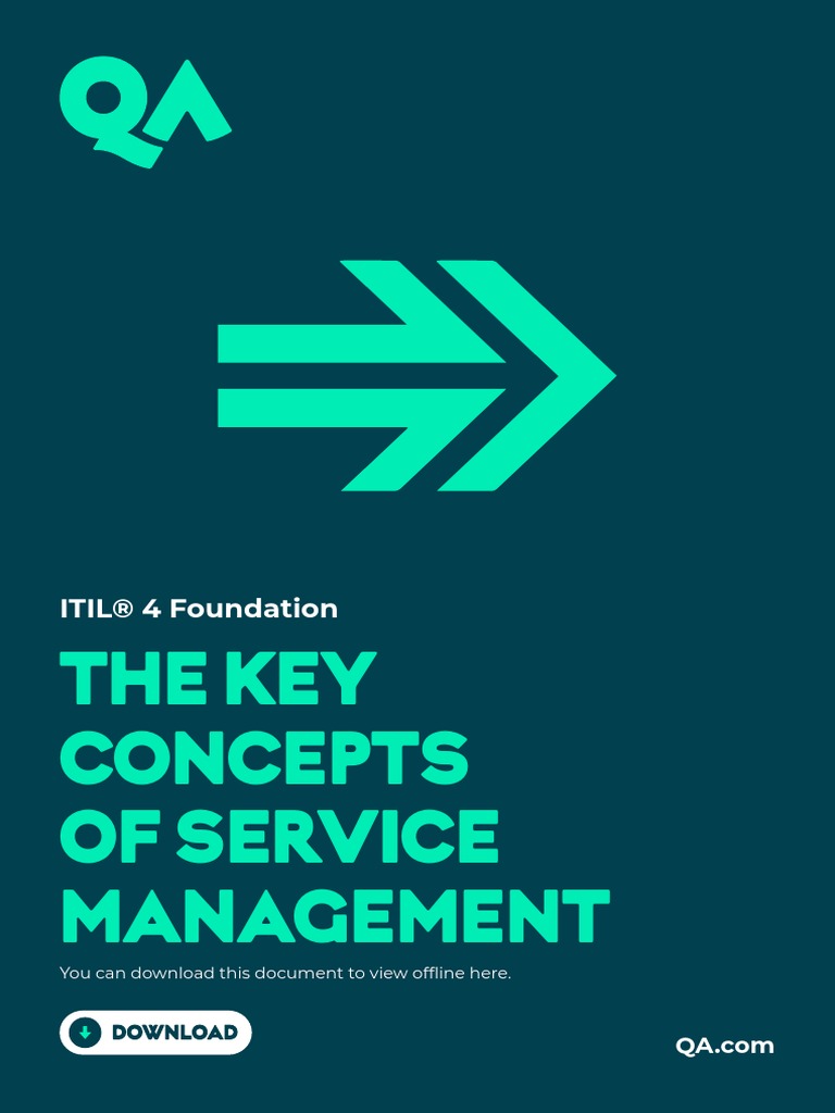 Key Concepts Of Service Management Itil 4