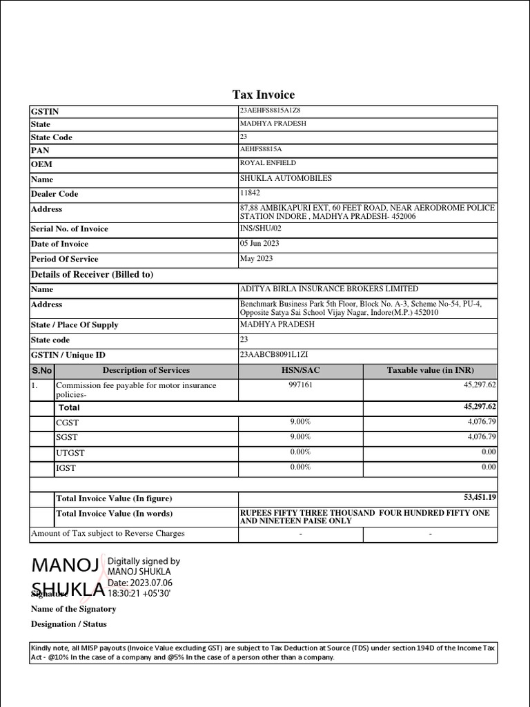 May 2023 payout digital sign pdf