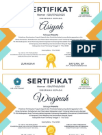 Teal Orange Modern Elegant Achievement Certificate (1)