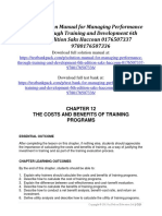 Managing Performance Through Training and Development 6th Edition Saks Solutions Manual 1