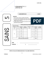 Pentaksiran Tingkatan 2: Terhad SAINS