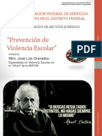 "Prevención de Violencia Escolar": Administración Federal de Servicios Educativos en El Distrito Federal
