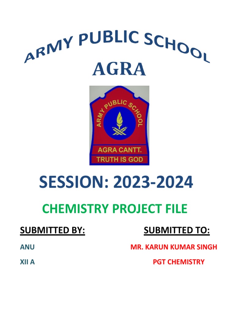 Investigatory project pdf