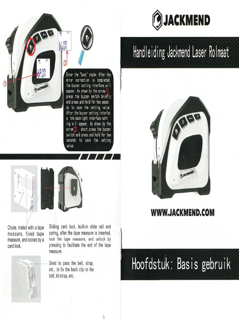 Rolmeter Handleiding | PDF