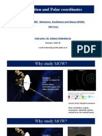 M1 - 120823 - Mechanics - Introduction and Polar Coord