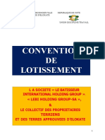 Convention de Lotissement ELOKATE