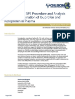 Gilson 215_An Automated SPE Procedure and Analysis for the Determination of Ibuprofen and Ketoprofen in Plasma