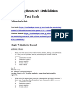 Marketing Research 10th Edition McDaniel Test Bank 1