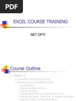 Excel Course Training 2