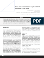 Dentoalveolar Distalisation in Class III Skeletal Base Using Buccal Shelf Mini-Implants - A Case Report