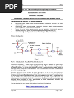 EE4203 POWER SYSTEM 1 Lab Assignment 1 - Introduction To PowerWorld Per Unit Calculation 2023