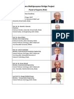 Padma Multipurpose Bridge Project: Panel of Experts (Poe)
