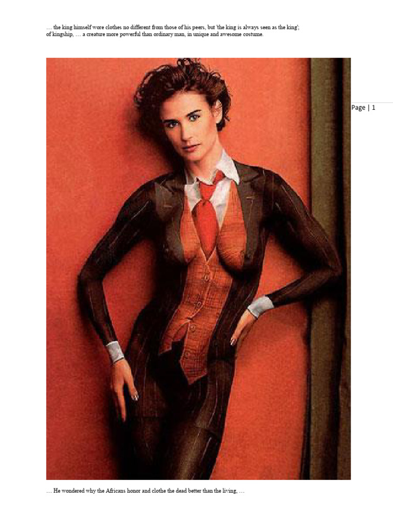 Clothes Make The Man PDF Nudity Clothing