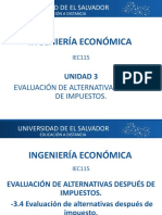 Evaluacion de Alternativas Despues de Impuesto