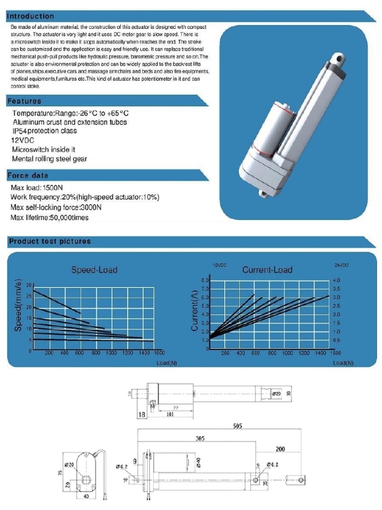 8 linear actuator PDF