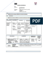 Sesión de Aprendizaje Sobre El Predicado y Su Estructura