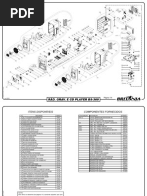 Manual de Peças do Rádio BS-369 | PDF