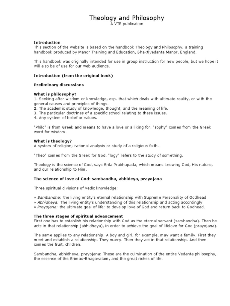 Theology and Philosophy | PDF | Science &amp; Mathematics