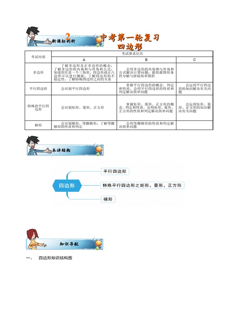 第2讲四边形教师版| PDF