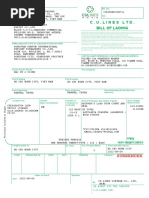 CMA CGM Bill of Lading Terms | PDF | Bill Of Lading | Cargo