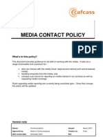 6 Media Contact Policy