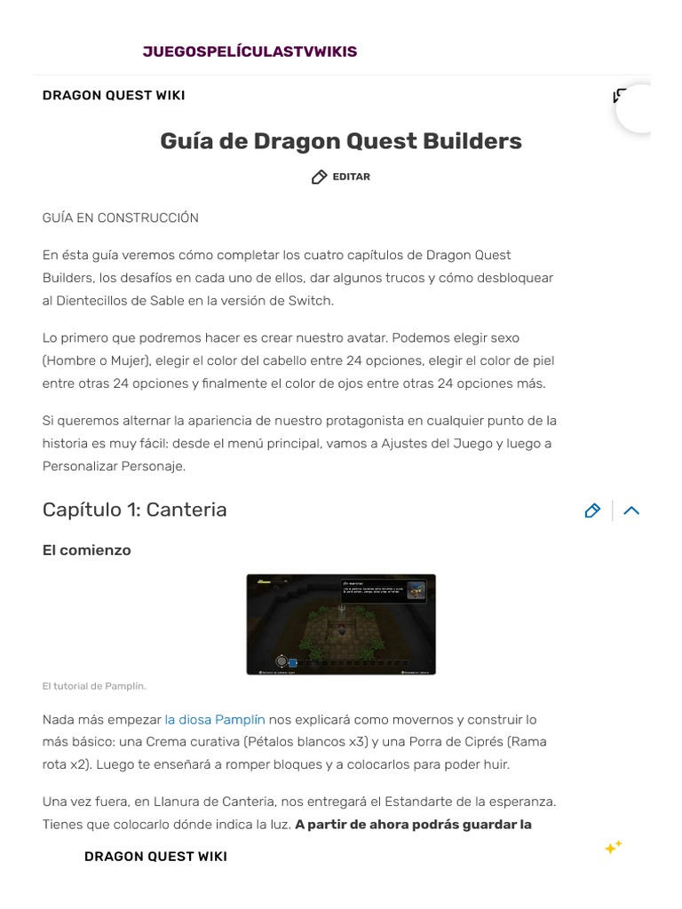 Guía Completa de Dragon Quest Builders | PDF