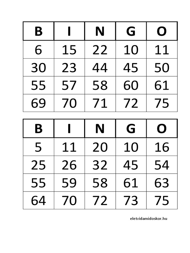 Bingo | PDF