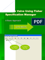 Brief Overview Steps To Using Fisher Valve Sizing Program 2