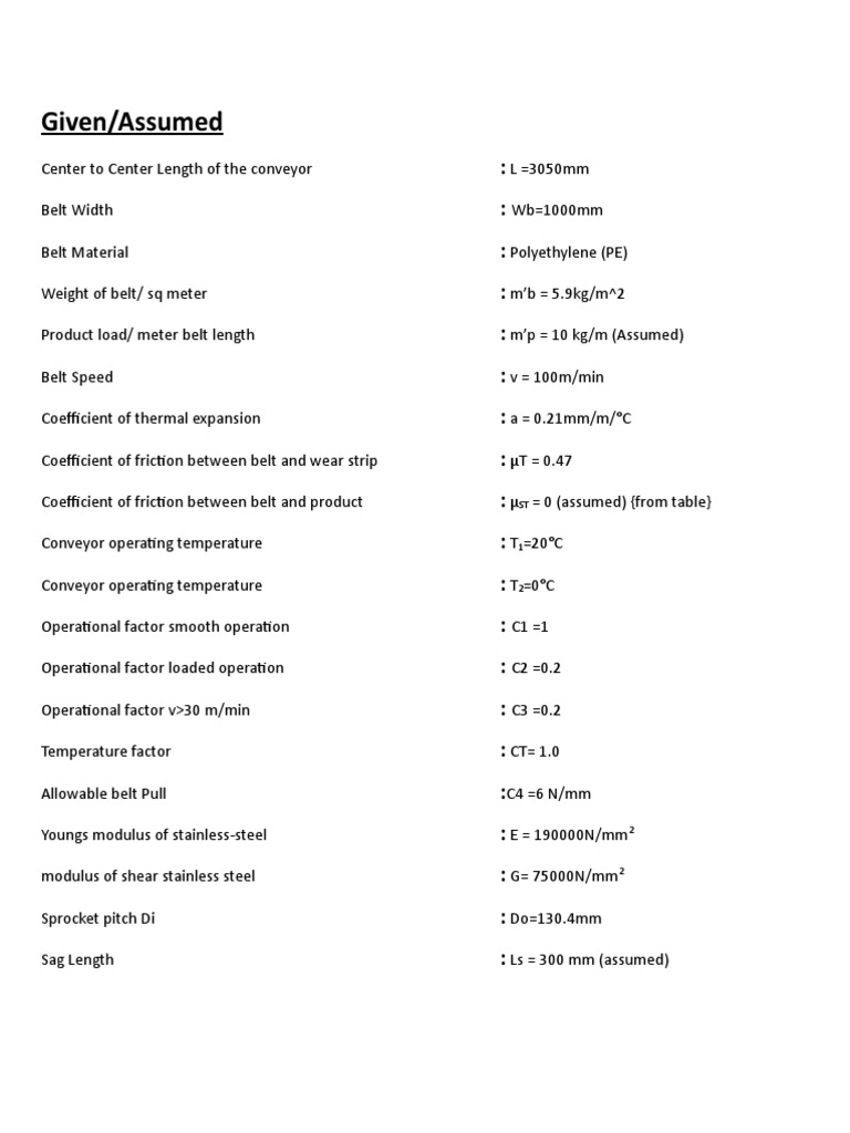 Belt Selection Calculation PDF Belt (Mechanical) Civil Engineering