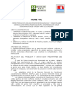 Inta - Mani de Cordoba - Caracterizacion Fitobiologica, Nutricional y Organoleptica