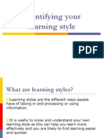 Identifying Your Learning Style