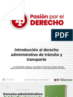 Introducción Al Derecho Administrativo de Tránsito y Transporte PDF Gratis