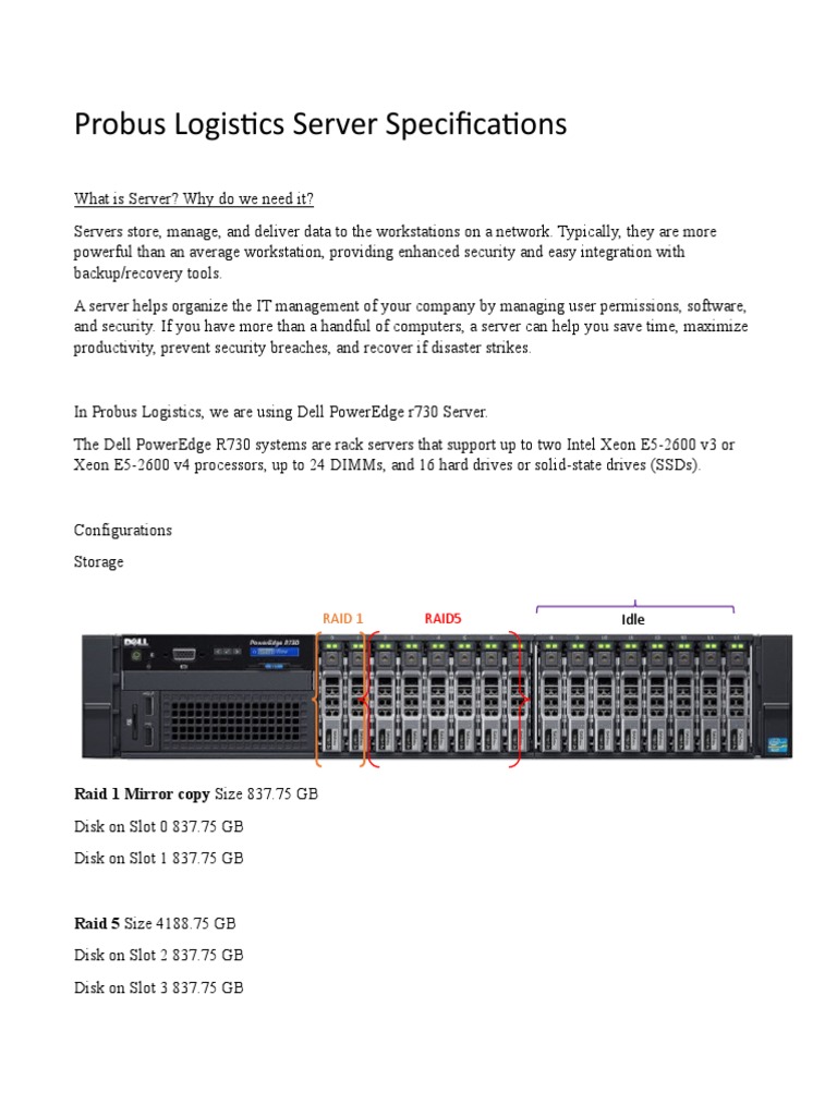 Server Raid Config Document | PDF