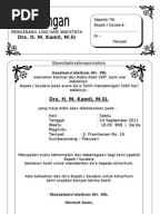 Contoh undangan tahlil