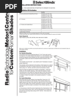 Roman Radio Control Motorized Shades