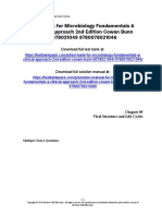 Microbiology Fundamentals A Clinical Approach 2nd Edition Cowan Test Bank 1
