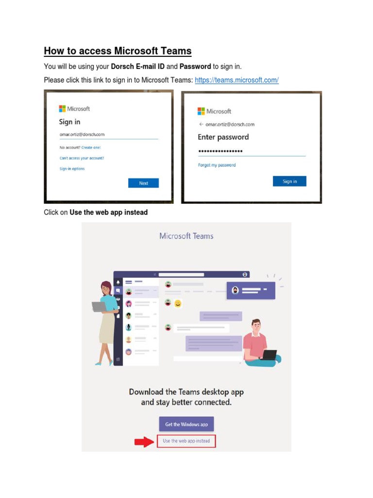Cannot Access Microsoft Teams Online Training