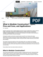 What Is Modular Construction - Types, Pros, Cons, and Applications