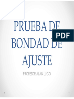 Prueba de Bondad de Ajuste