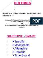 Formulating OBJECTIVES 100 (Personal Objectives)