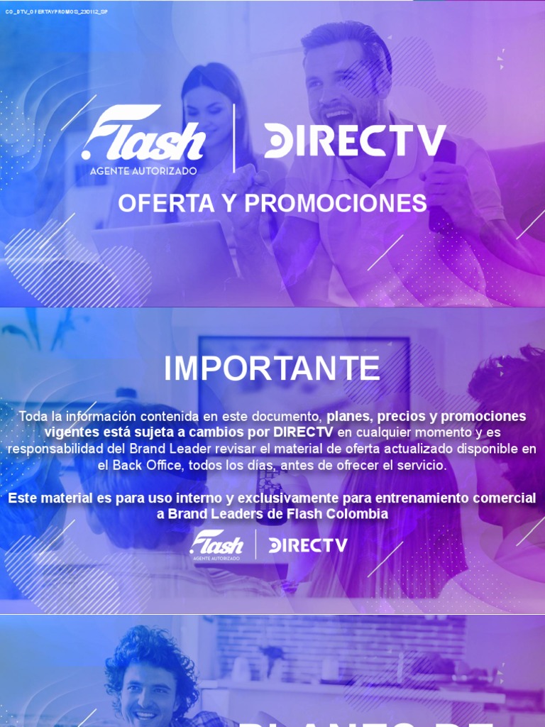 Promociones y Planes DIRECTV 2023 | PDF | Tarjeta de débito | Direc Tv