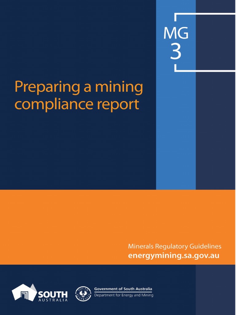Mining Compliance Report Guidelines | PDF | Regulatory Compliance | Mining