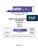 Gc-Man.002 Manual de Organizacion y Funciones