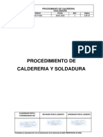 Procedimientos Instructivos de Caldereria y Soldadura