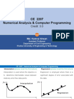 Curve Fitting - CE 2207