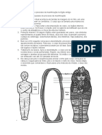 Entenda Como Era Feito o Processo de Mumificação No Egito Antigo