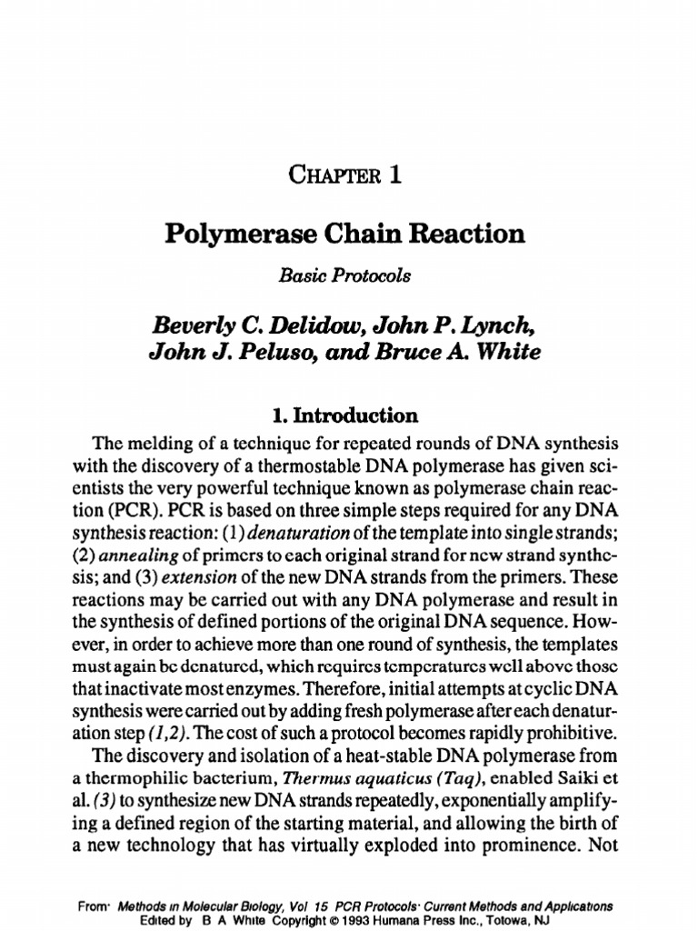 015 PCR Protocols 1st Edition | PDF | Gel Electrophoresis | Agarose Gel ...