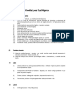 Due Diligence - Derecho Comercial